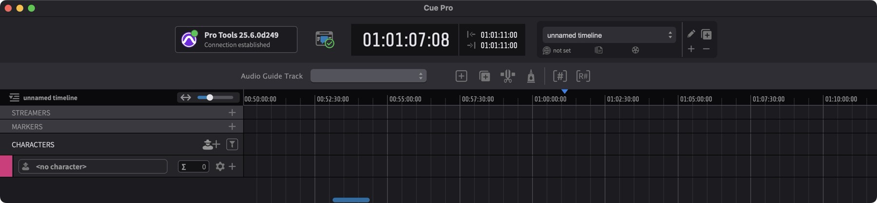 Empty Cue Pro project