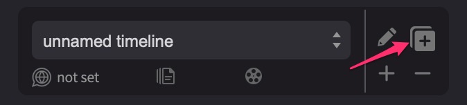 Duplicate Timeline Button
