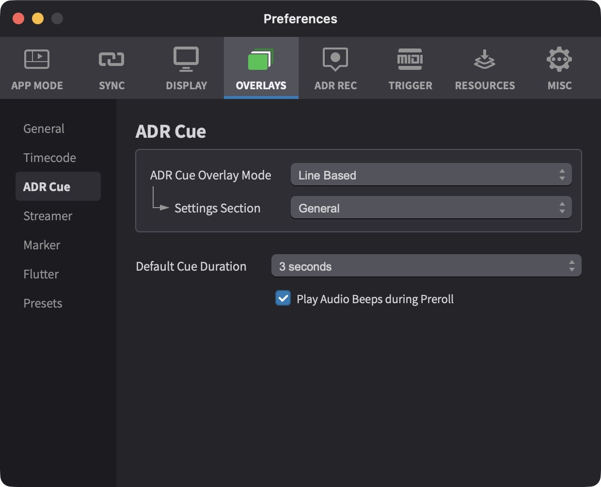 General Settings