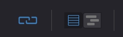 List and Timeline view switcher buttons