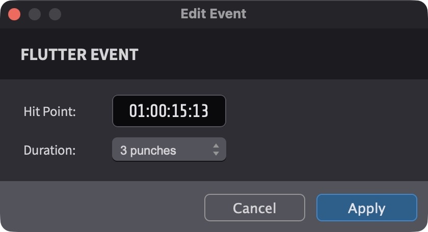 Edit Event window - Flutter Event