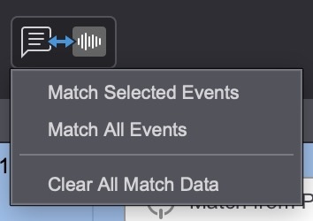 Match button menu