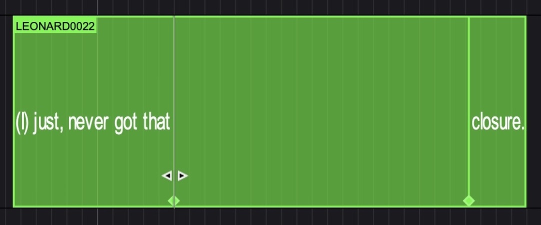 Scrubbing an anchor - Control+click and drag