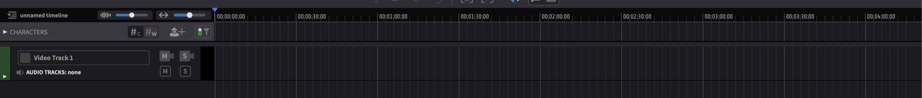 Video Track in Cue Pro's Timeline Section