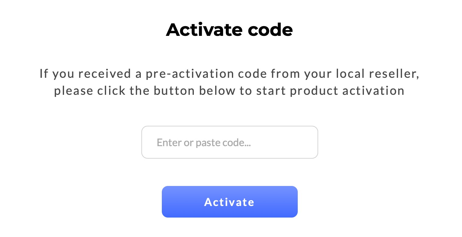 Step 5 Generating Activation Code 