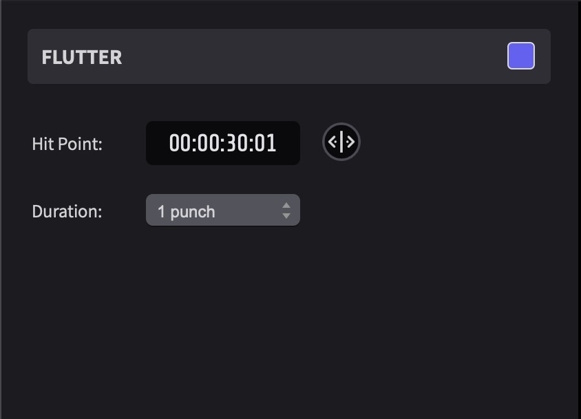 Properties tab showing Flutter fields