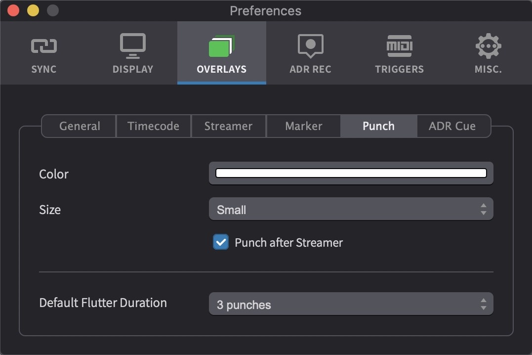Flutter Overlay Preferences / Settings