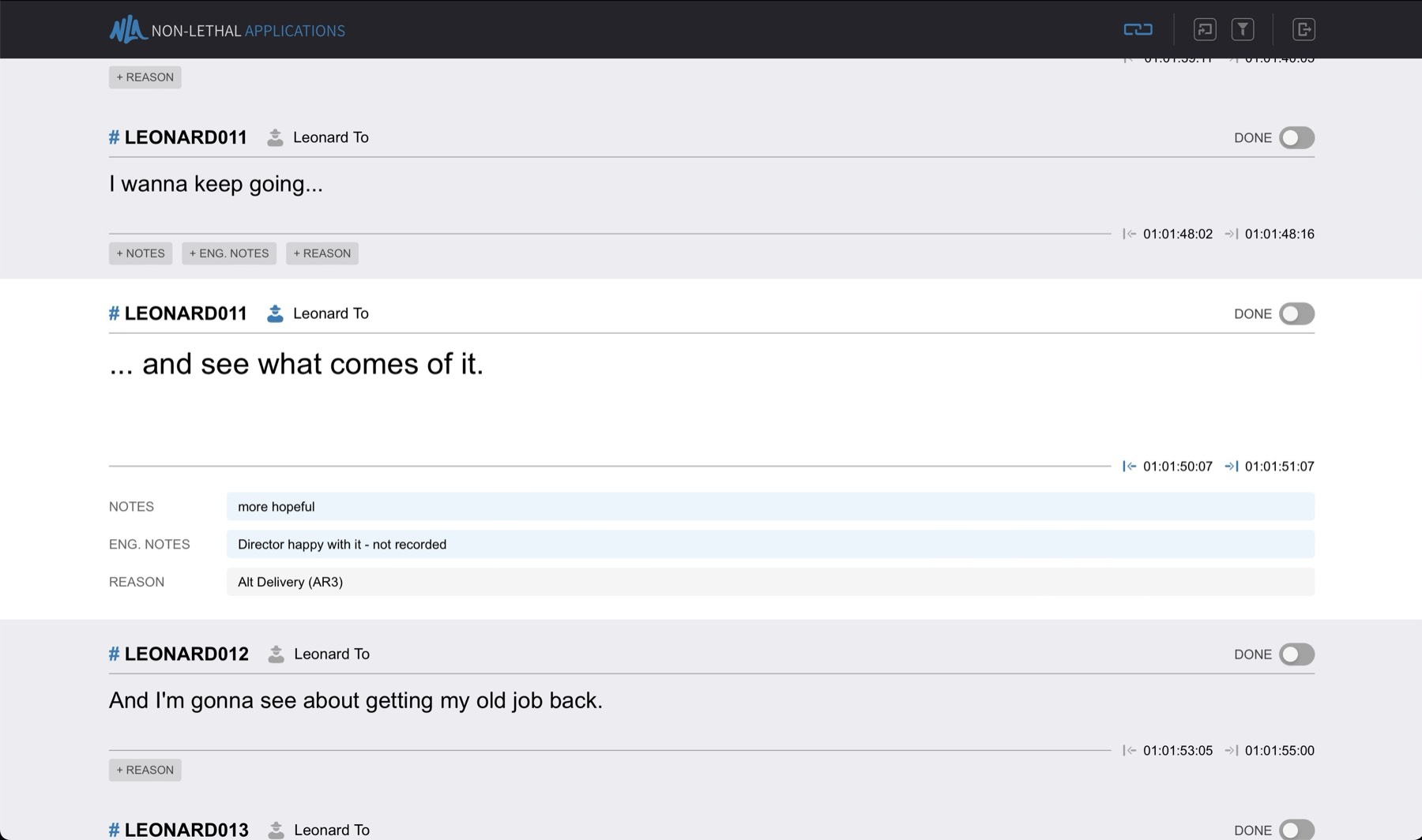 Accessing events on external device