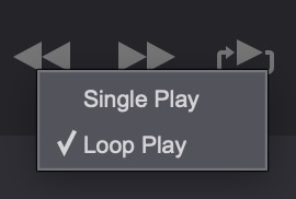 Loop toggle in the Controller Bar