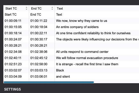 CSV & Subtitle Import