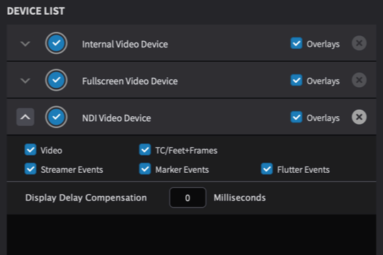 NDI Output