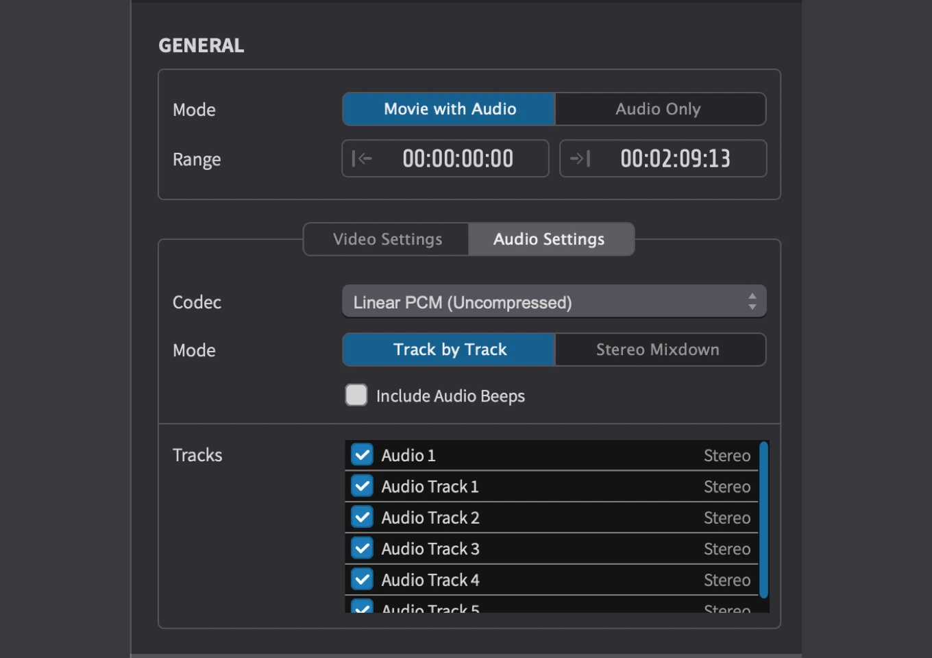 Easy Movie Exports